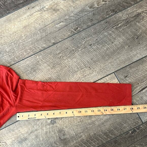 APRLL Long Sleeve Rust Colored Mock Turtleneck Slim Fit Size XL - Picture 5 of 9